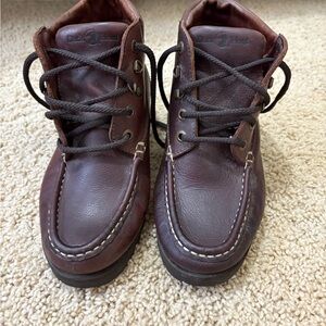 Dark Brown Leather Boots